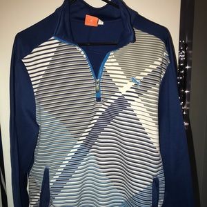 COPY - Warm Puma golf 1/4 zip. Sz L